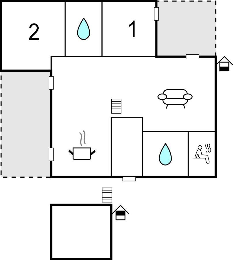 Awesome Home In Lembruch-Duemmer See With Kitchen 外观 照片